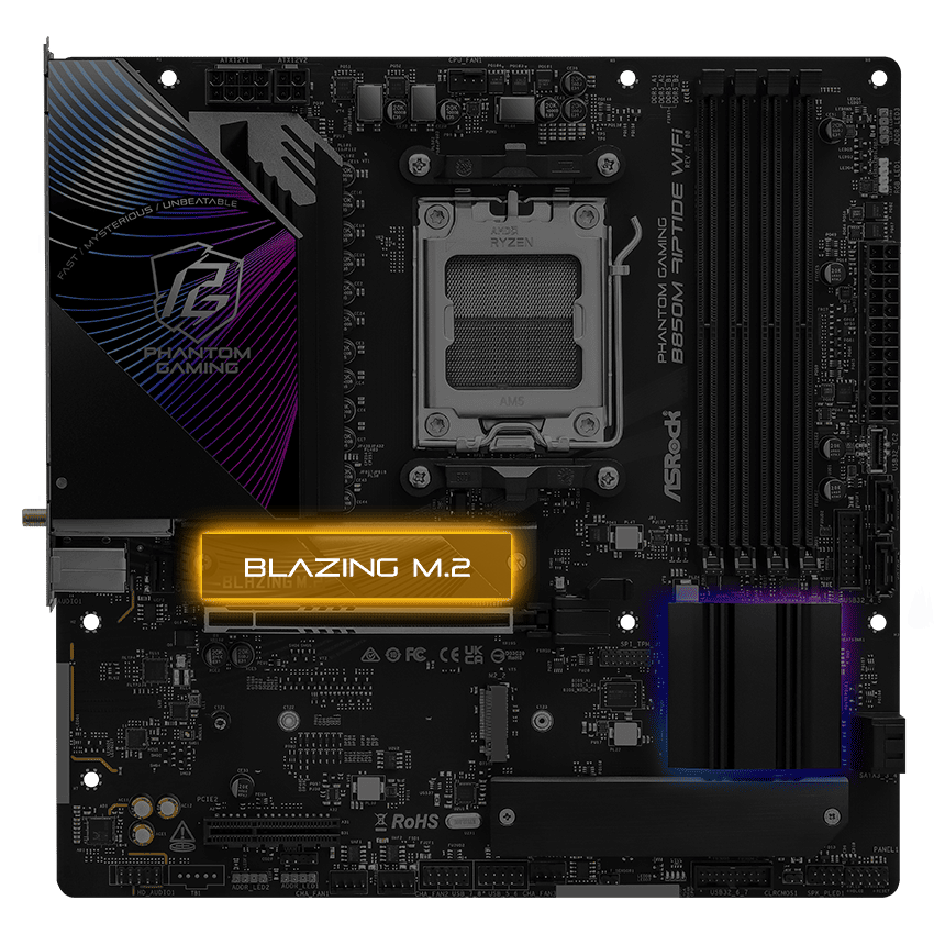 ASRock B850M Riptide WiFi Motherboard